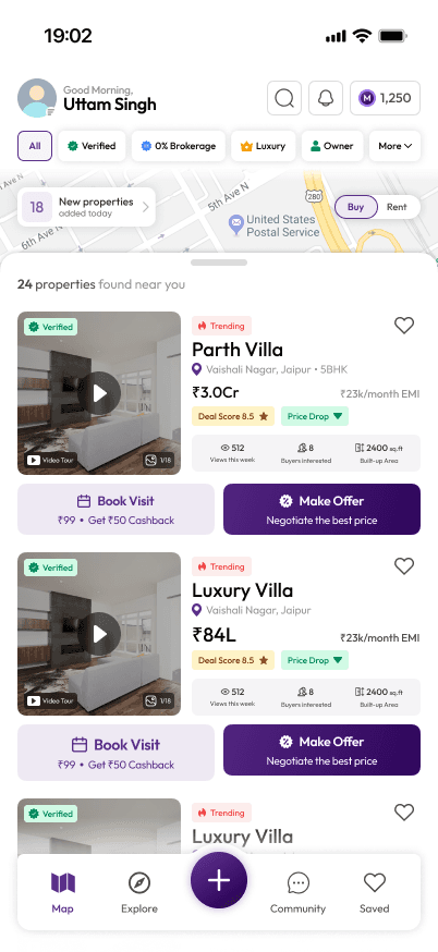 MasterAcres Property Platform Property listings